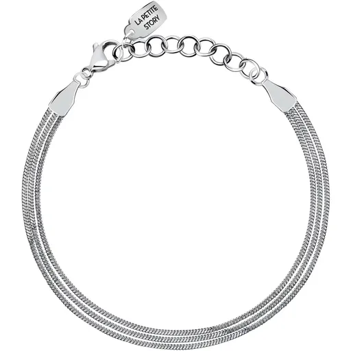 La Petite Story Trojitý ocelový náramek pro ženy Friendship LPS05ARR125