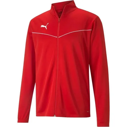 Puma TEAMRISE TRAINING POLY JACKET Pánská mikina, červená, velikost