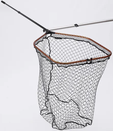 Savage gear podběrák pro tele folding net rubber x large mesh - velikost l 65x50 cm, tr. d-velikost l 65x50 cm, tr. délka 106 cm, délka 224 cm