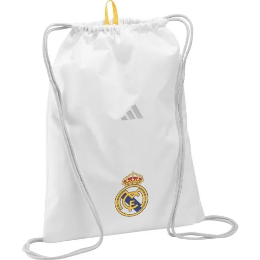 adidas REAL MADRID GYMSACK Gymsack, bílá, velikost