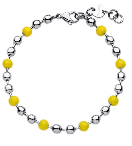 S'Agapõ Pánský korálkový náramek z oceli Ripple SRP63