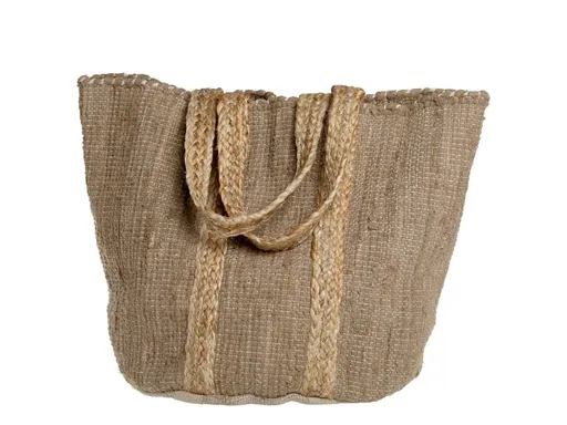 Přírodní hnědá plážová jutová taška Beach Bag - 40*30*60 cm Chic Antique