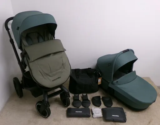 EASYWALKER Set XXL kočárek kombinovaný Harvey3 Forest Green s příslušenstvím