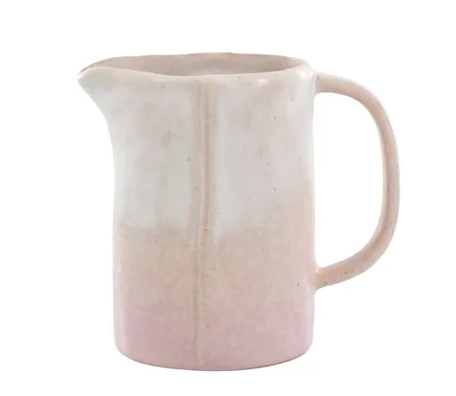 Béžovo-růžový rustikální džbán Valence Dusty Rose - 13*9*12 cm / 500 ml  Chic Antique