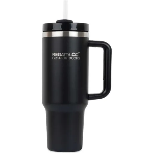 REGATTA OUTDOORS THERMULATE INSULATED MUG 1,2L Termo láhev, černá, velikost 1,2 L
