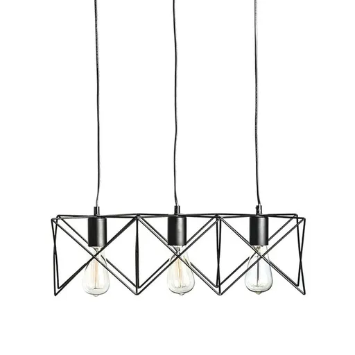 ACA Lighting Vintage závěsné svítidlo KS1462P3BK