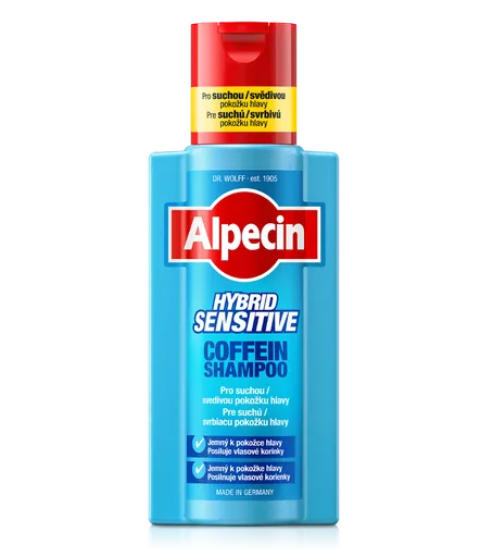 Alpecin Hybrid Sensitive kofeinový šampon 250 ml