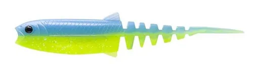 Savage gear gumová nástraha cannibal minnow v-tail blue chart - 8 cm 3,4 g