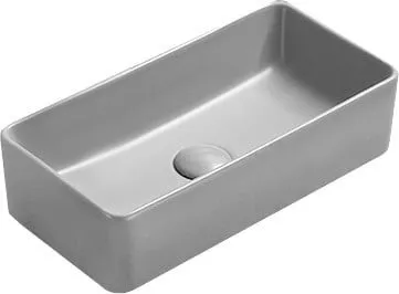 MEXEN Nadia umyvadlo na desku 46 x 23, světle šedá mat 21614661