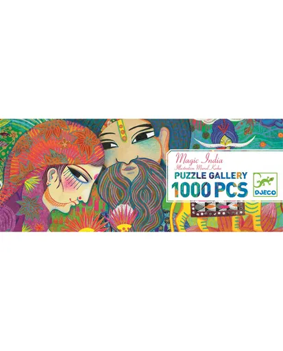Djeco Puzzle Kouzelná Indie - 1000 pcs