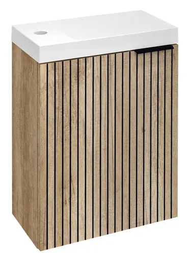 SAPHO LATUS X STRIP umyvadlová skříňka 39,4x50x22cm, dub alabama LT110-2322