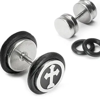 Falešný plug do ucha - gotický kříž