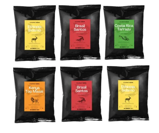 Předplatné kávy na filtr od GourmetKáva - středně pražené