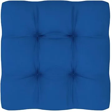 Poduška na pohovku z palet královsky modrá 60 x 60 x 12 cm (314384)
