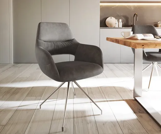 Otočná židle Yago-Flex s područkami křížová podnož zúžená