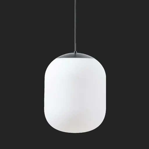 OSMONT TAN62393 TANIA S2 HP závěsné skleněné svítidlo černá / bílá IP40 3000 K 58W LED DALI