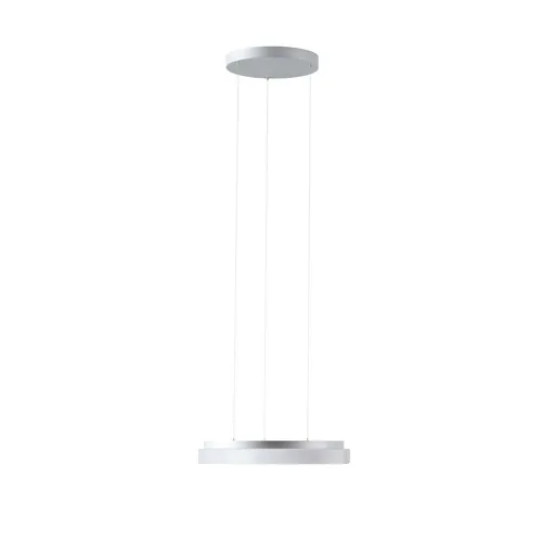 OSMONT COR72804 CORVUS LE1 závěsné plastové svítidlo stříbrná / bílá IP40 4000 K 25W LED