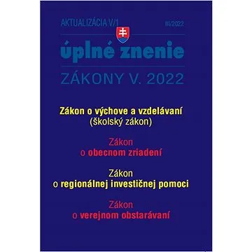 Aktualizácia V/1 2022 - Štátna služba (9771335612787)