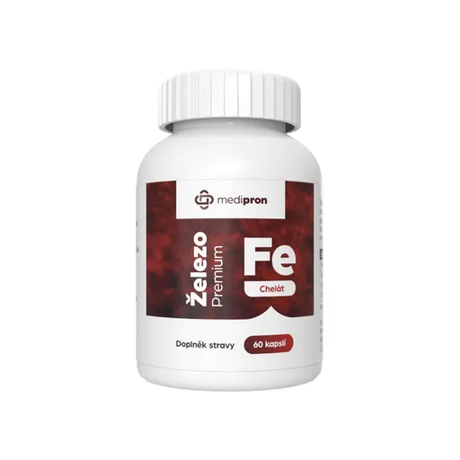 medipron Železo Premium chelát 60 kapslí