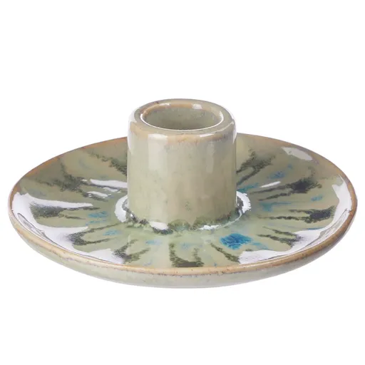 SEVENTIES Svícen na dlouhou svíčku - šalvějová