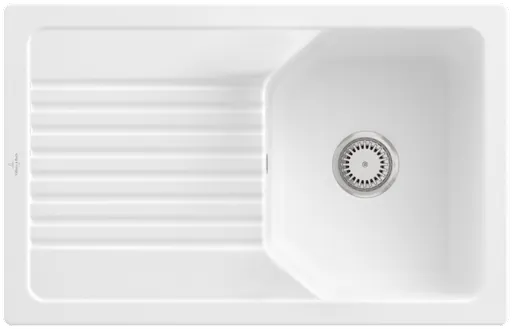 Keramický dřez Villeroy & Boch Linara 45, 338401RW Stone White 338401RW