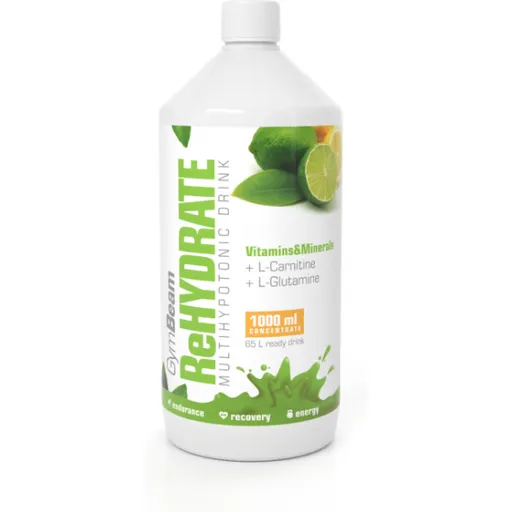 GymBeam REHYDRATE 1000 ML - CITRON LIMETA Iontový nápoj, , velikost 1 L