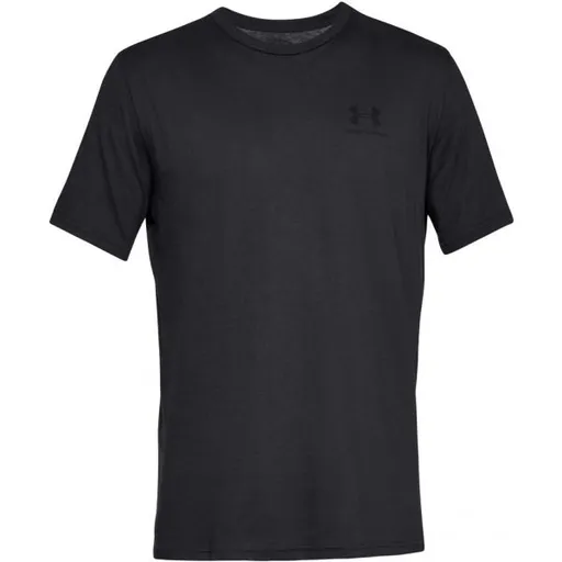 Under Armour SPORTSTYLE LEFT CHEST Pánské triko, černá, velikost XXL