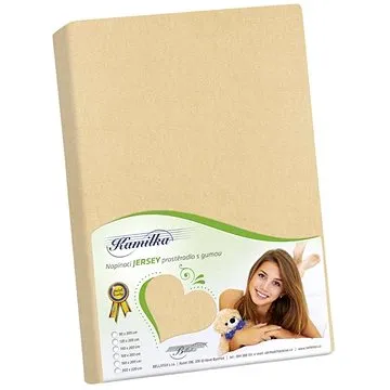 Bellatex Jersey - 100 × 200 cm - světle béžová (4255)