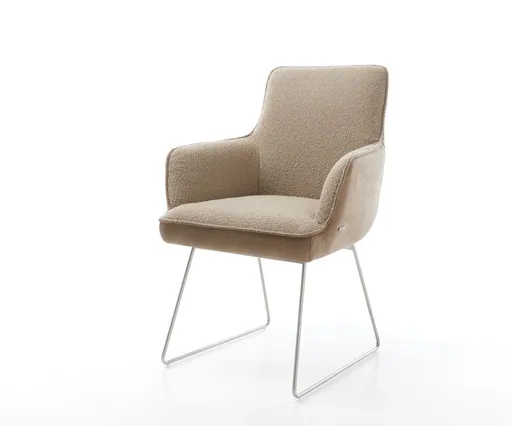 Jídelní židle Heira-Flex tenká podnož nerezová ocel smíšené