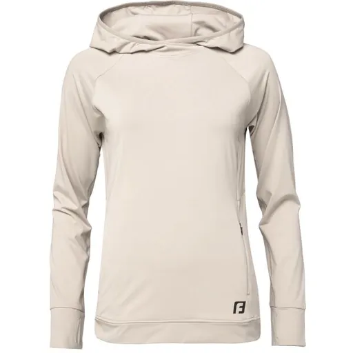 Fitforce NOSKANA Dámská fitness mikina, béžová, velikost