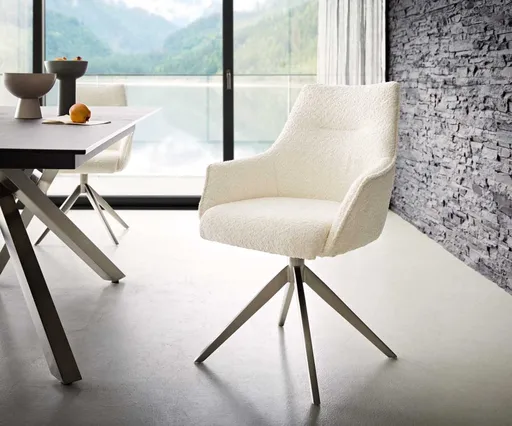 Otočná židle Alja-Flex s područkami křížová podnož široká