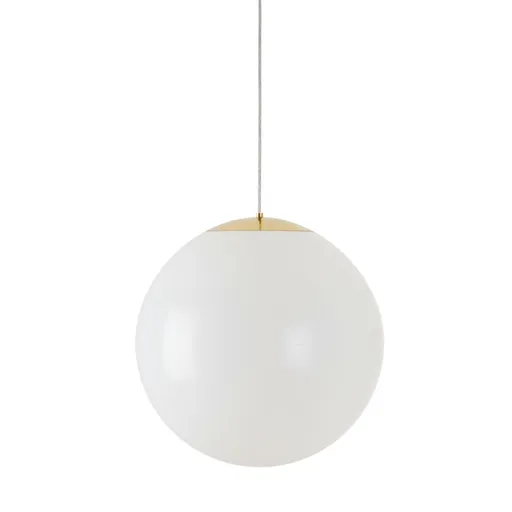 OSMONT ISI63054 ISIS S4 HP závěsné plastové svítidlo mosaz leštěná / bílá IP40 3000 K 59W LED