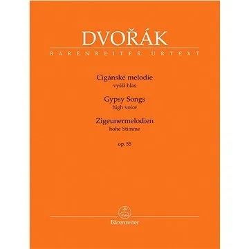 Cigánské melodie op. 55: vyšší hlas (9790260107786)