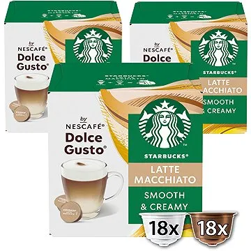 Starbucks by Nescafé Dolce Gusto Latte Macchiato, 3 balení (12401282)