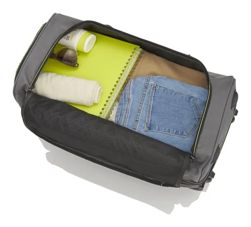 Cestovní taška na kolečkách Travelite Basics Wheeled duffle S Navy/orange