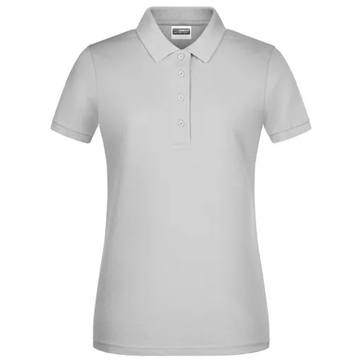 James & Nicholson (Daiber) Dámská polokošile z biobavlny 8009 - Jemně šedá | L