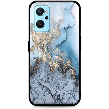 TopQ Kryt LUXURY Realme 9i pevný Marble Blue 71088 (Sun-71088)