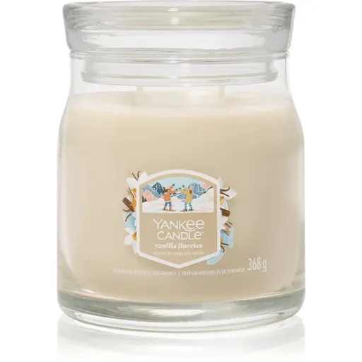 Yankee Candle Vanilla Flurries vonná svíčka Signature 368 g