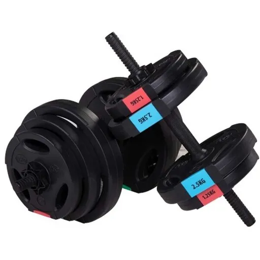 HMS SG40 42 KG Jednoruční, nakládací činky, černá, velikost 42 KG