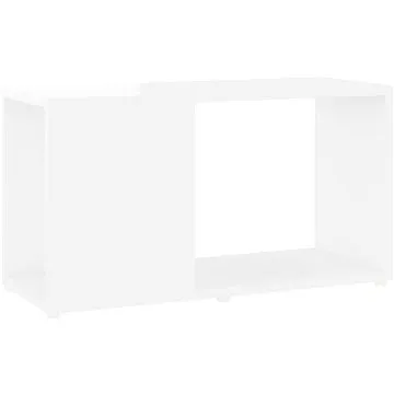 SHUMEE bílý s vysokým leskem 60 × 24 × 32 cm  (809059)