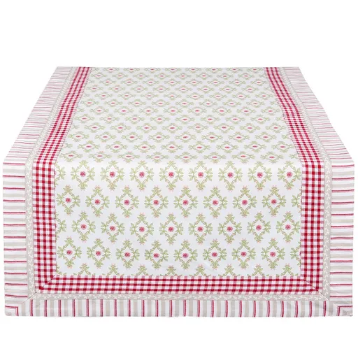 Běhoun na stůl Garden of Roses - 50*140 cm Clayre & Eef