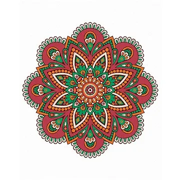 Diamondi - Diamantové malování - MANDALA VI, 40x50 cm, Vypnuté plátno na rám (605887B)