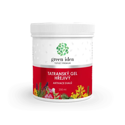 Tatranský bylinný gel - hřejivý 250 ml - Green idea