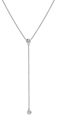 Hot Diamonds Elegantní stříbrný náhrdelník s diamantem Tender DN176