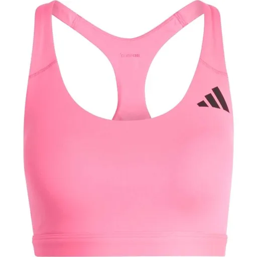 adidas OPTIME ESSENTIALS MS BRA Dámská sportovní podprsenka, růžová, velikost