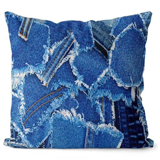 Polštář Jeans (Velikost: 55 x 55 cm)
