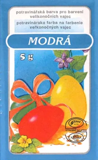 Velikonoční barvy na vajíčka 701 modrá 5g