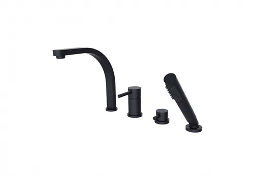 BESCO 4 otvorová vanová baterie DECCO černá s příslušenstvím BABWD4CZ