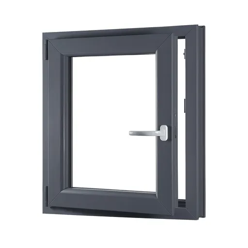 Jednokřídlé plastové sklepní okno OLIMPIA 60 AD, levé