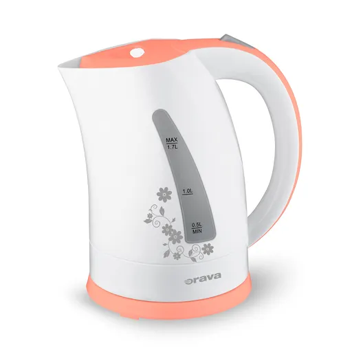 Orava Varná konvice 1,7 l, bílo-oranžová